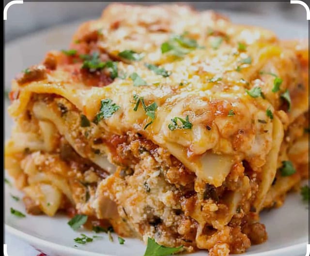 Grandma's Lasagna.