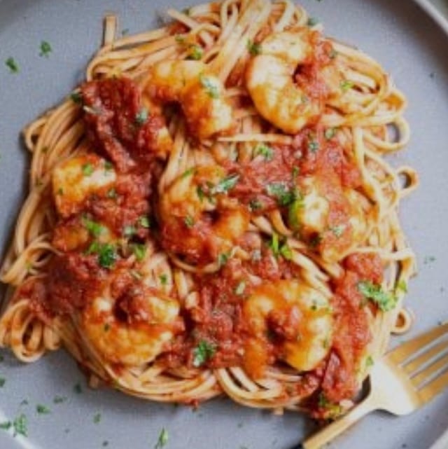 Shrimp Fra Diavolo.