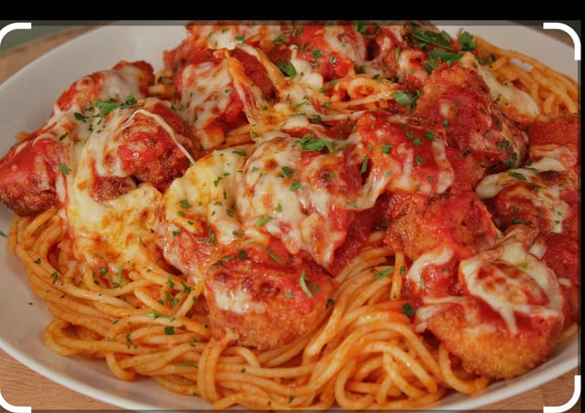 Shrimp Parmigiana.
