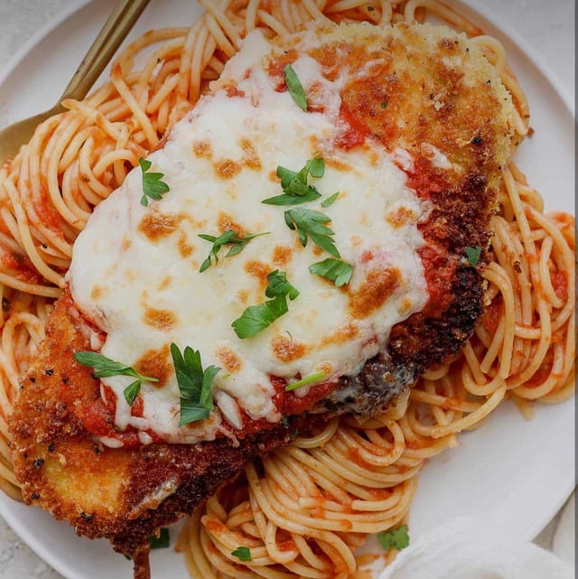 Chicken Parmigiana.