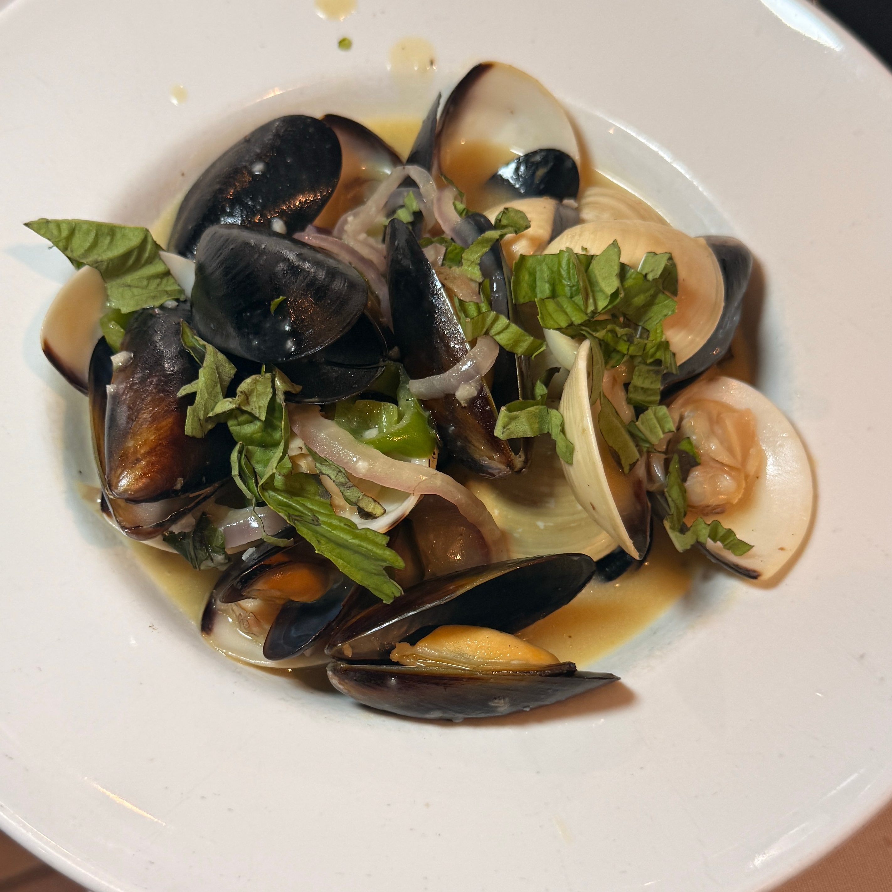 Clams & Mussels Alla Moe.