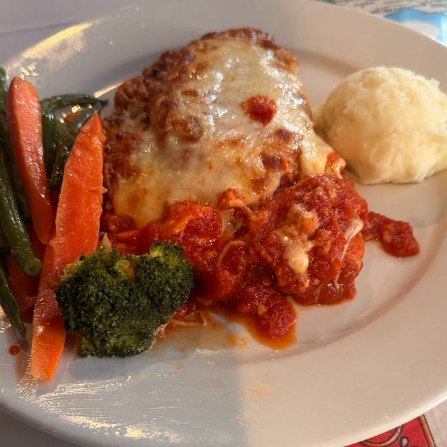 Chicken Parmigiana.